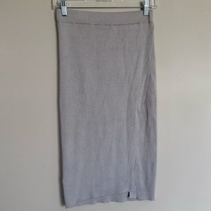 Ribbed Cream A&F Pencil Skirt - Like New